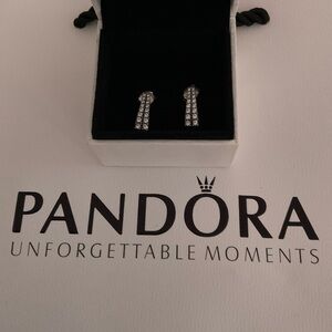 Pandora cubic zirconia earrings